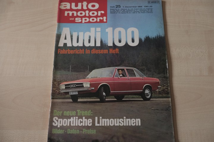 Auto Motor und Sport 25/1968